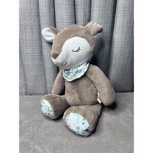 Bass Pro Shops Baby Sleeping Deer Buck 15 inch Plush Stuffed Animal Lovey Floral